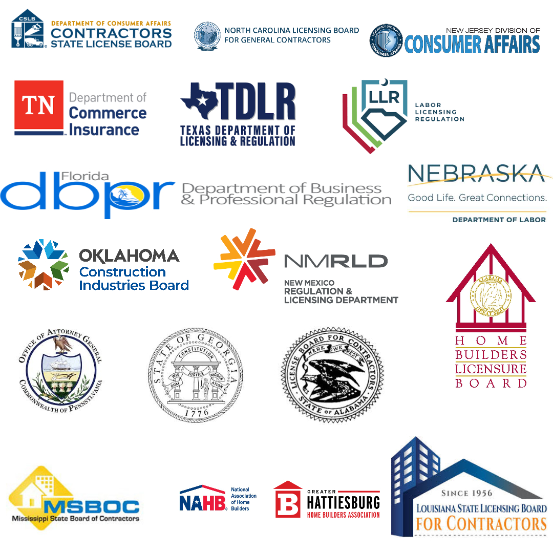Jackson Brothers Construction Licenses and Certifications - Licensed in Alabama, Mississippi, Louisiana, Texas, Florida, Tennessee, Pennsylvania, New Mexico, Oklahoma, Nebraska and more